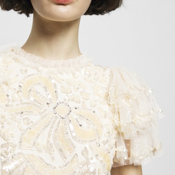 BHLDN Needle Thread Party Dress fits size US 0 2 $560 - Picture 11 of 14